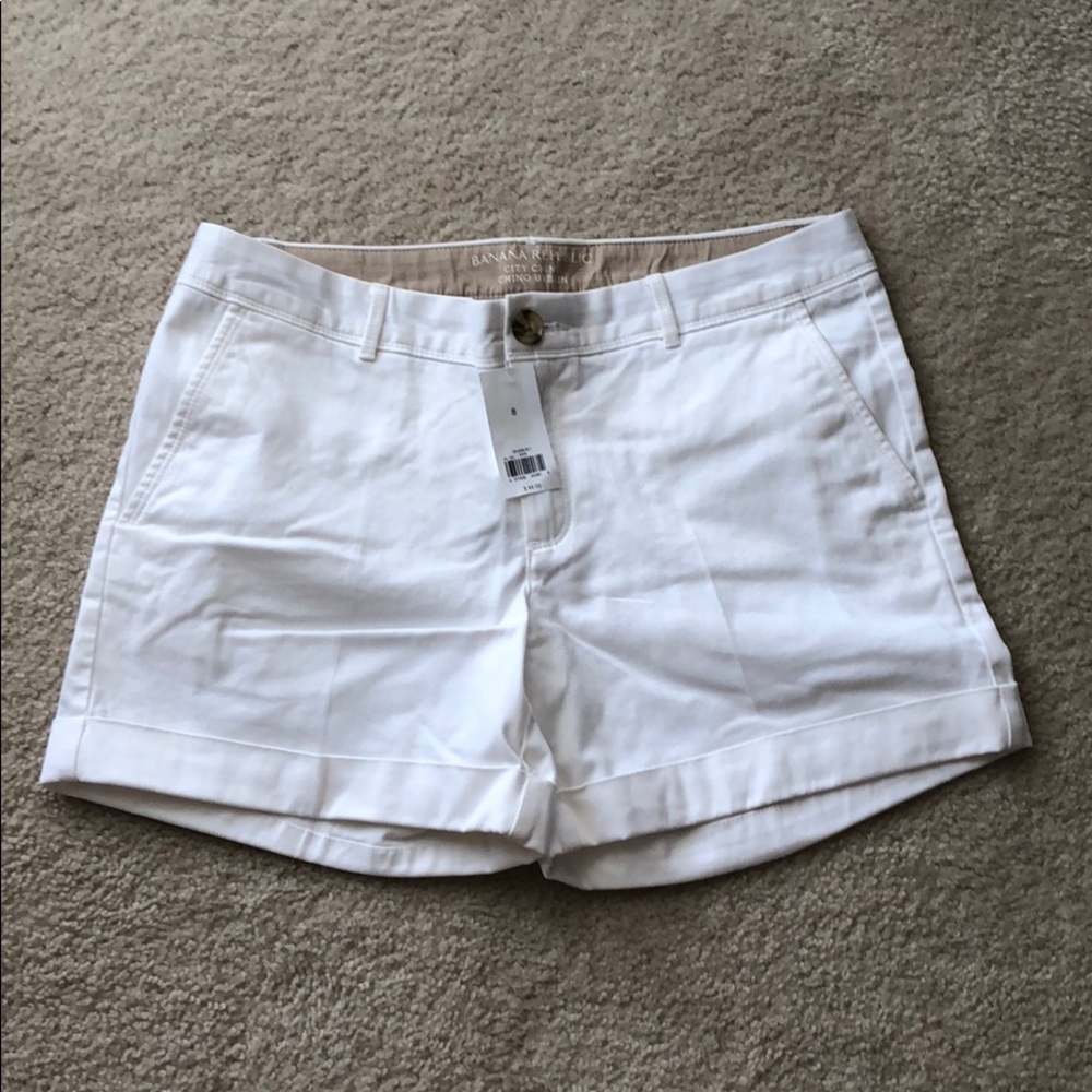 Banana republic city chino shorts